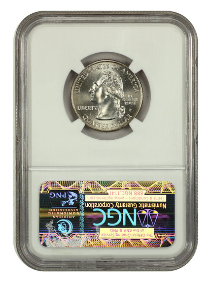 2009-P 25C Guam NGC MS67 - Type 1, Clad