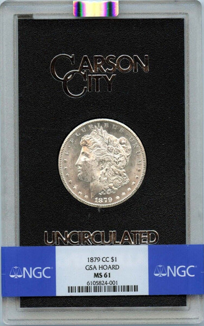 1879-CC Morgan Dollar GSA HOARD S$1 NGC MS61