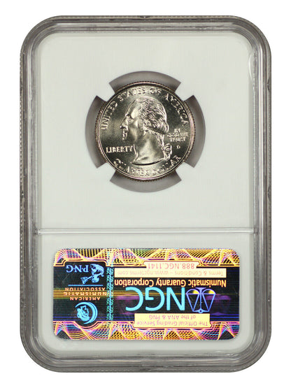 2004-D 25C Wisconsin NGC MS68 - Washington 50 States Quarters