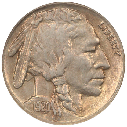 1920-S 5C NGC AU58 - Buffalo Nickel