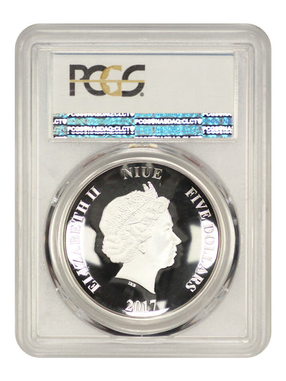 2017 Star Wars Han Solo $5 PCGS Proof 70 DCAM (UHR, FDI, w/ Box)