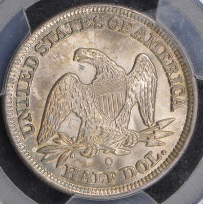 1854-O 50C Arrows Liberty Seated Half Dollar PCGS MS66