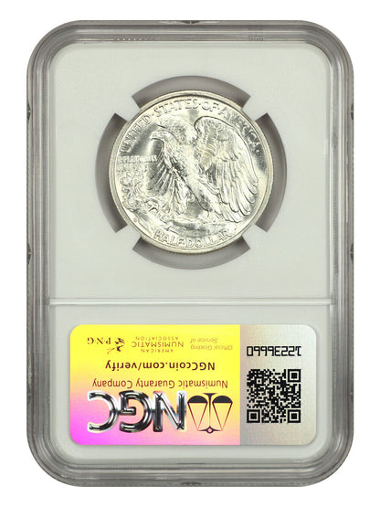 1942-S 50C NGC MS66 - Walking Liberty Half Dollar