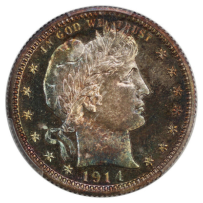 1914 25C PCGS PR68