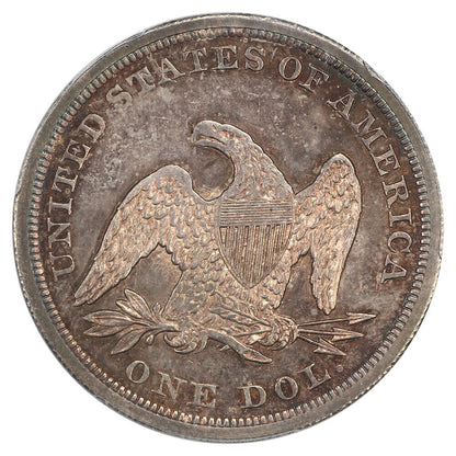 1844 $1 PCGS MS64 ex: D.L. Hansen