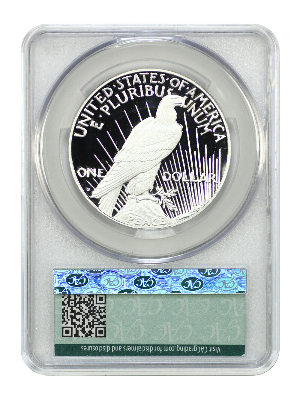 2023-S $1 Peace Dollar CACG PR70DCAM (Advanced Delivery) - $1 (Silver)