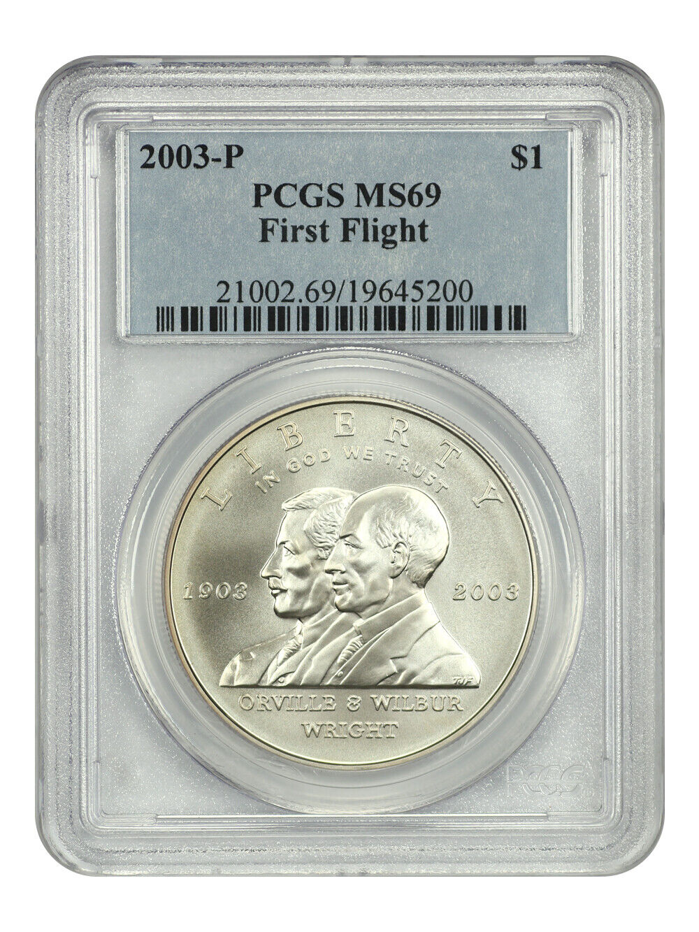 2003-P $1 First Flight PCGS MS69 - $1 (Silver)