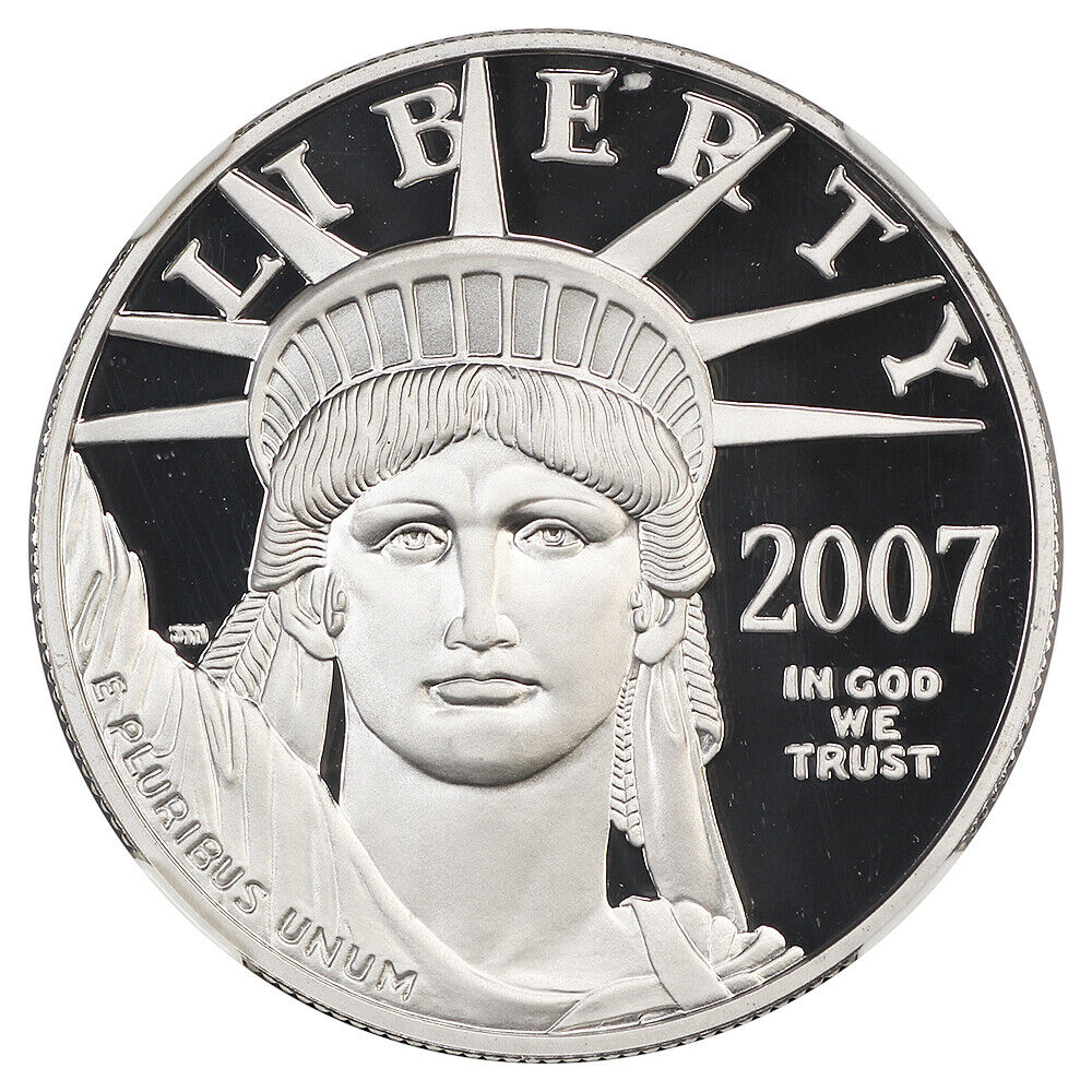 2007-W $100 Statue of Liberty NGC PR70DCAM - $100 Platinum Eagles