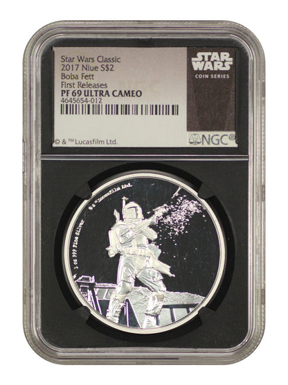 Niue: 2017 Star Wars Boba Fett $2 NGC Proof 69 UCAM (First Releases)