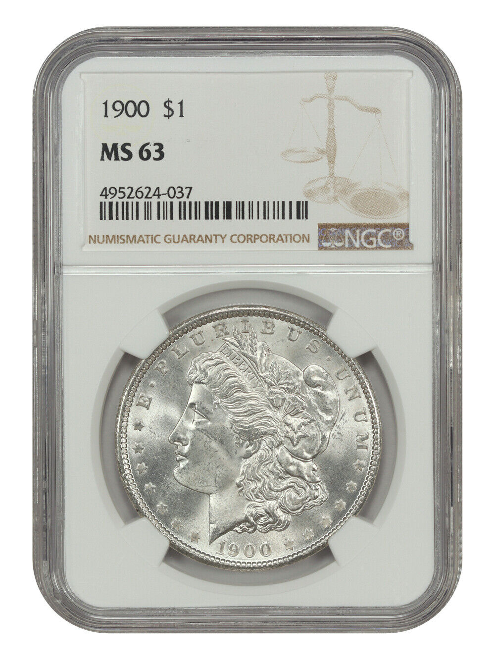 1900 $1 NGC MS63 - Morgan Dollar