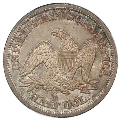 1845-O 50C CACG MS64+ ex: D.L. Hansen - Liberty Seated Half Dollar