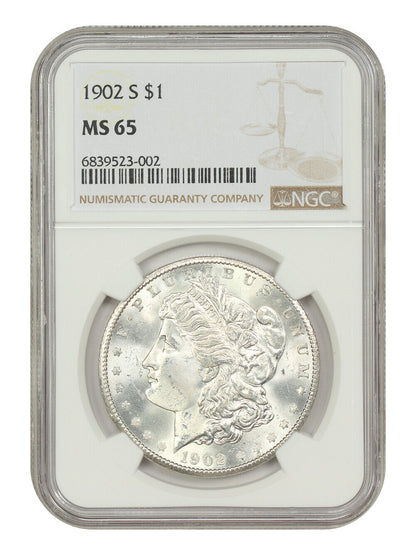 1902-S $1 NGC MS65 - Morgan Dollar