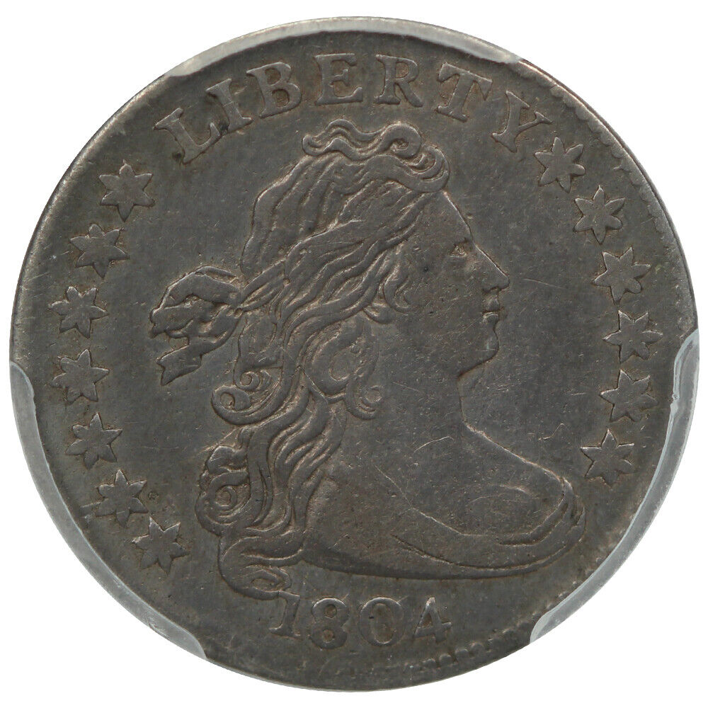 1804 10C PCGS VF35 (13 Star Reverse) - Draped Bust Dime - Famous Rarity