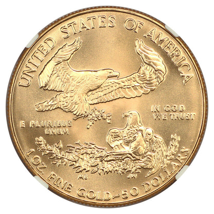 1990 $50 Gold Eagle NGC MS70 - $50 Gold Eagles