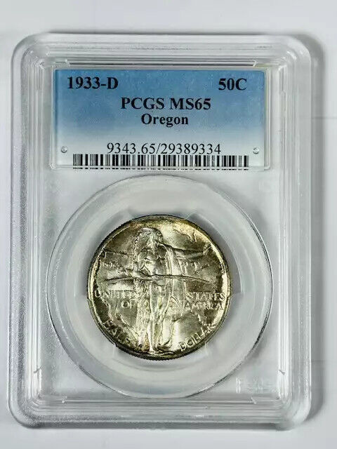 1933 D Classic Commemorative Oregon Trail Memorial PCGS MS-65 Oregon