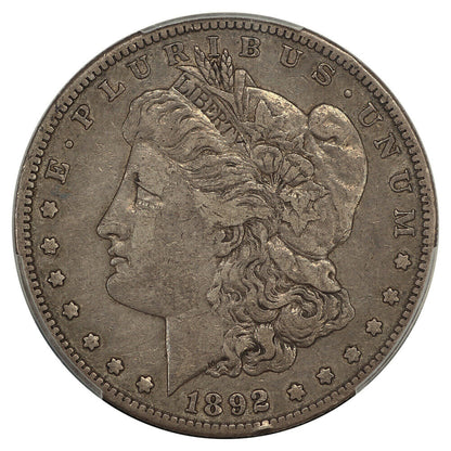 1892-S $1 PCGS VF30 - Morgan Dollar - Key Date Morgan Dollar