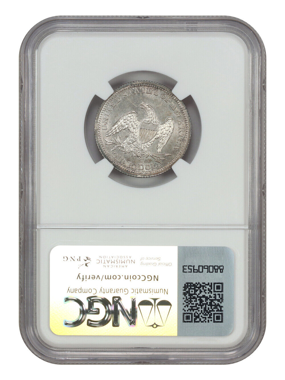 1843 25C NGC MS65 - Liberty Seated Quarter