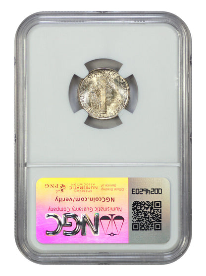 1945-S 10C NGC MS67 (Micro S) - Mercury Dime