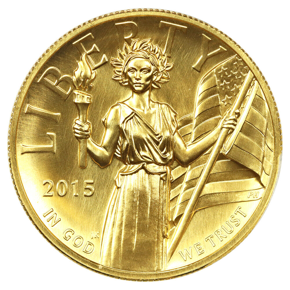 2015-W $100 High Relief PCGS MS70 (.9999 Fine Gold) - American Liberty Gold