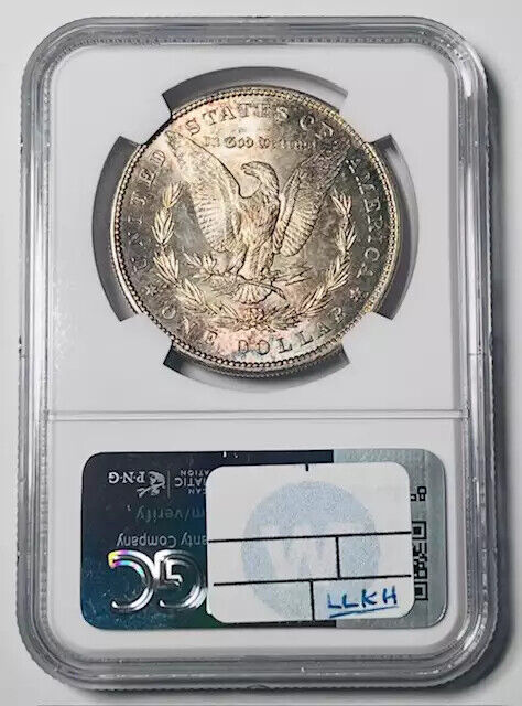 1898 S Morgan Silver Dollar NGC MS-65 Original Toning!