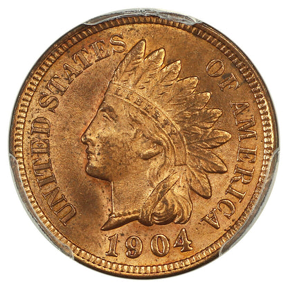 1904 1C PCGS MS64RD - Indian Cent