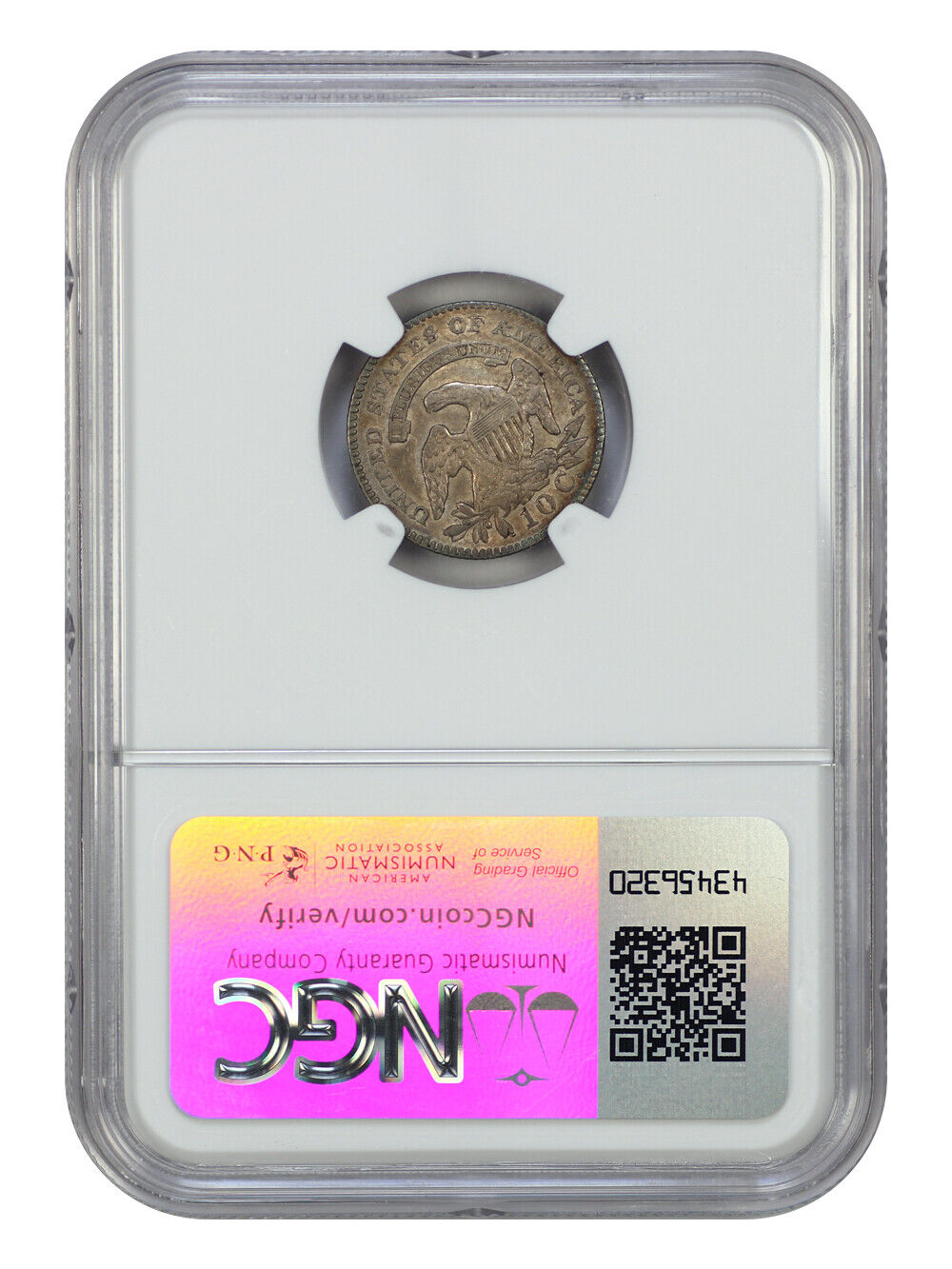 1820 10C NGC XF45 - Capped Bust Dime