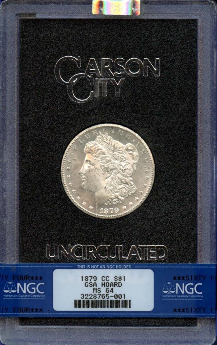 1879-CC Morgan Dollar GSA HOARD S$1 NGC MS64