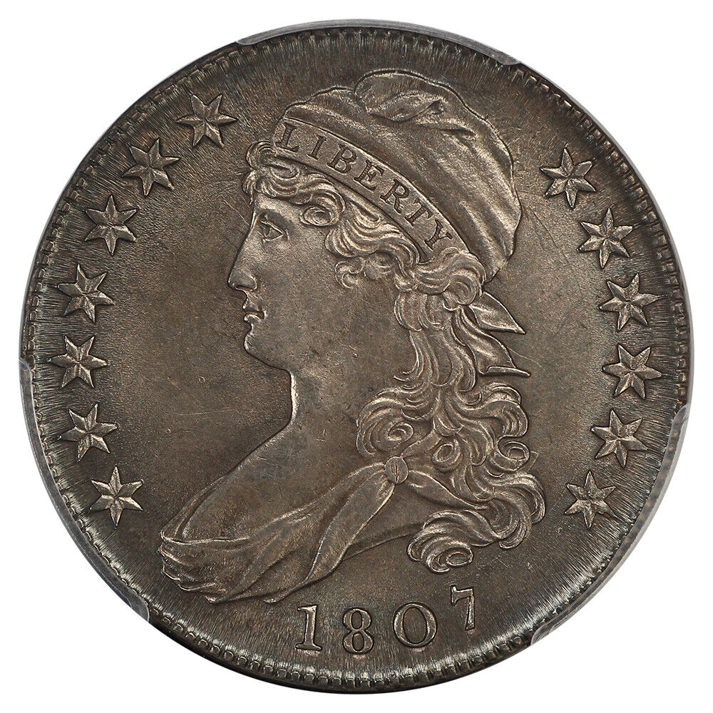 1807 50C PCGS MS63 (Large Stars, 50/20) ex: D.L. Hansen/Friend