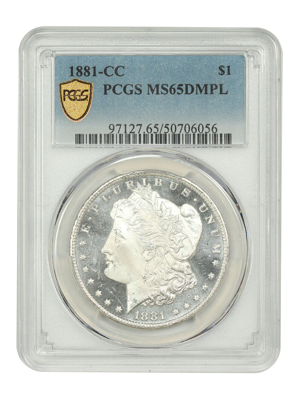 1881-CC $1 PCGS MS65DMPL - Morgan Dollar