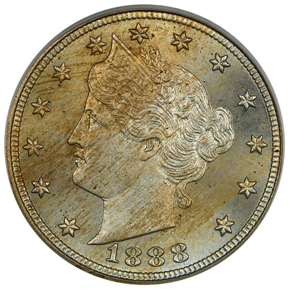 1888 5C PCGS PR64