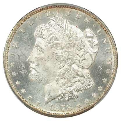 1878-CC $1 PCGS MS63 - Morgan Dollar - Popular First-Year Carson City Morgan