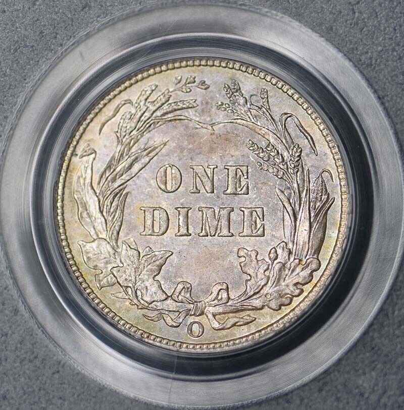 1905-O 10C Barber Dime PCGS MS66 (CAC) OGH