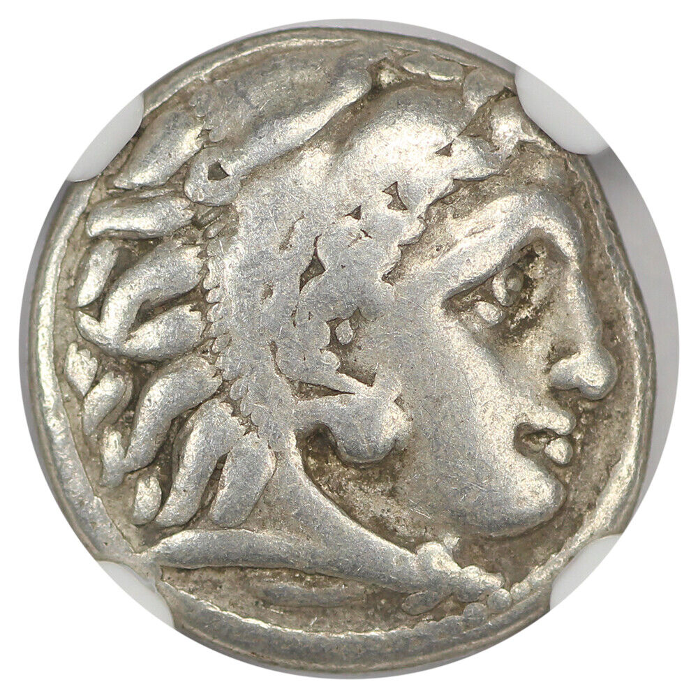 Ancient Roman: Philip III (323-317 BC) AR Drachm NGC Fine (Kingdom of Macedon)