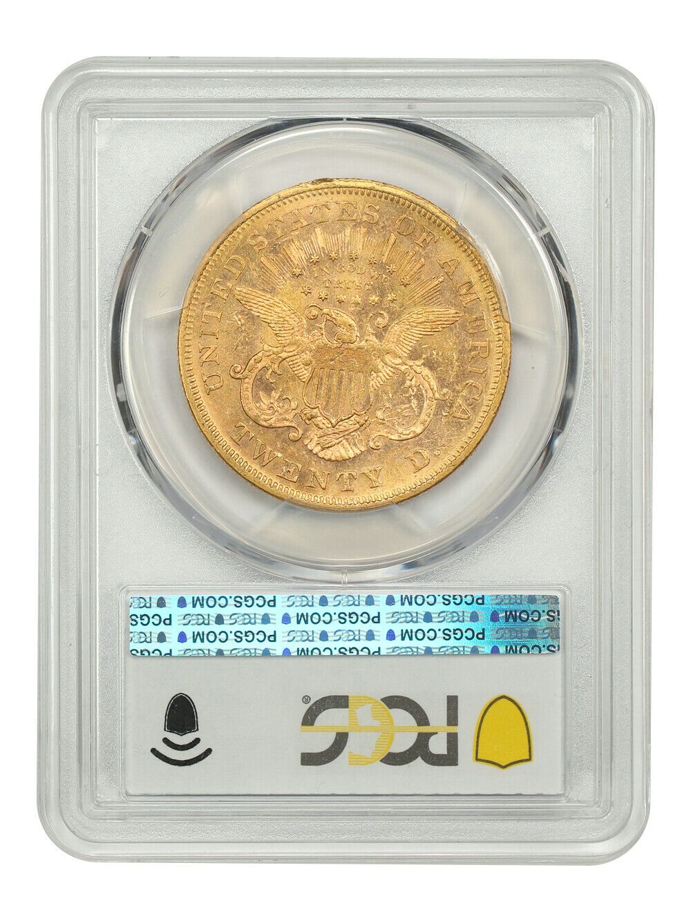 1867 $20 PCGS MS61 - Liberty Head $20