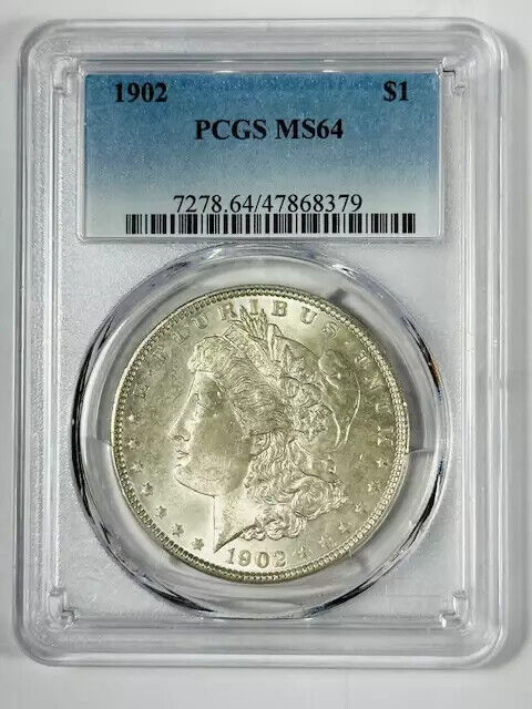 1902 P Morgan Silver Dollar PCGS MS-64