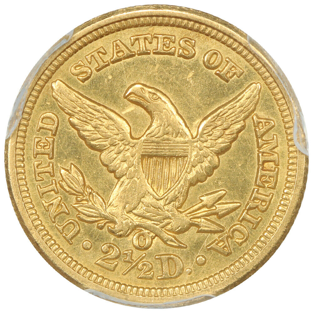 1851-O $2.50 PCGS MS62 ex: D.L. Hansen - Liberty Head $2.5 - Popular O-Mint Gold