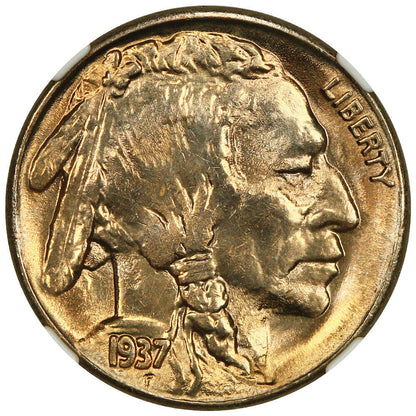 1937-S 5C NGC MS66