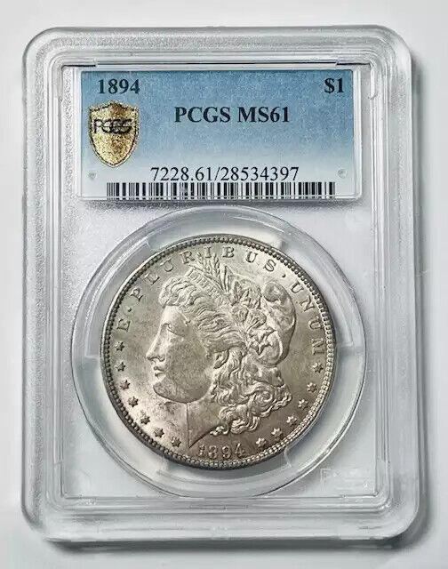 1894 P Morgan Silver Dollar PCGS MS-61