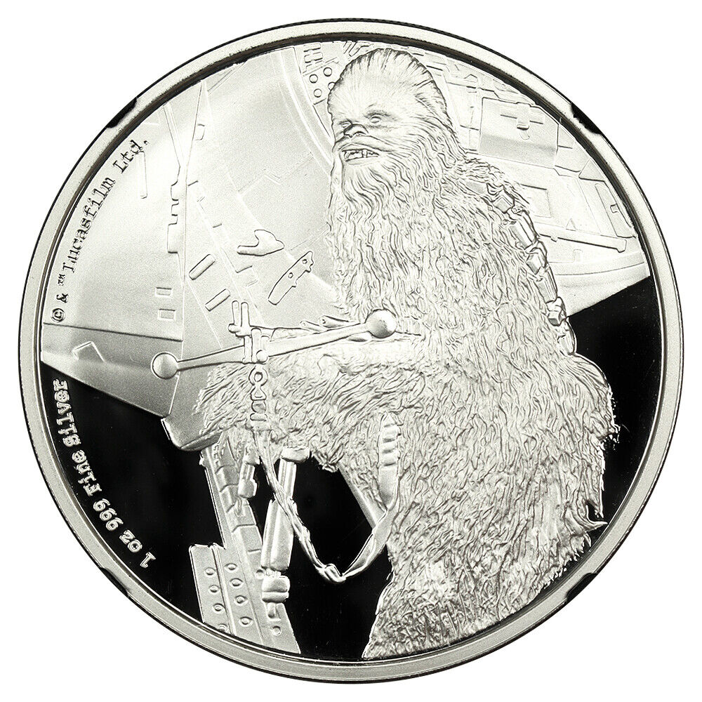 Niue: 2017 Star Wars Chewbacca $2 NGC Proof 69 UCAM (One of First 1500 Struck)