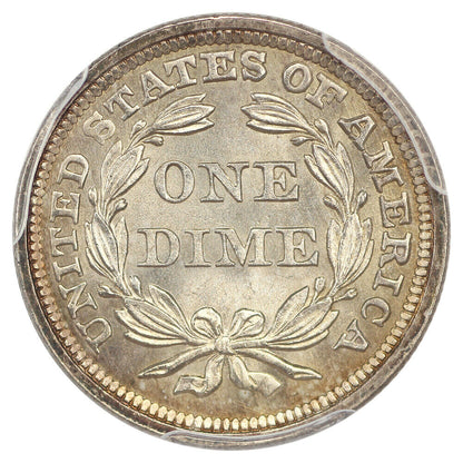 1859 10C PCGS MS67 ex: D.L. Hansen