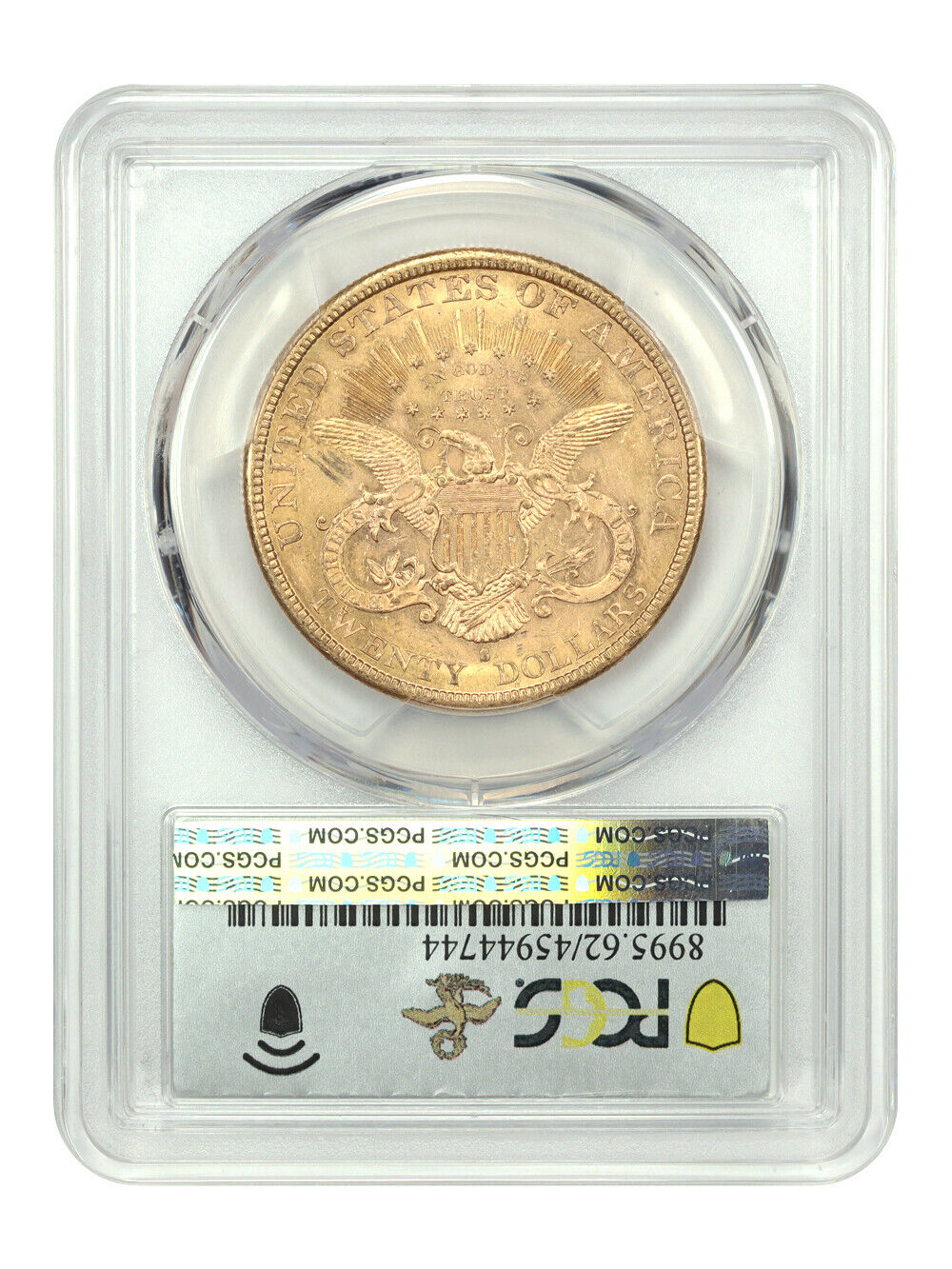 1881-S $20 PCGS MS62 ex: D.L. Hansen