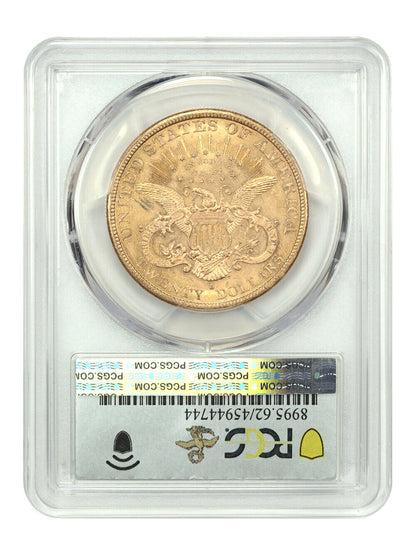 1881-S $20 PCGS MS62 ex: D.L. Hansen