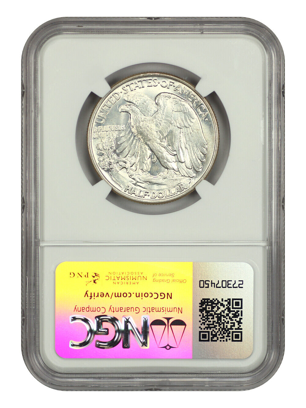 1946 50C NGC MS66+ - Walking Liberty Half Dollar