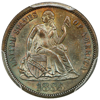 1885 10C PCGS MS67 ex: D.L. Hansen