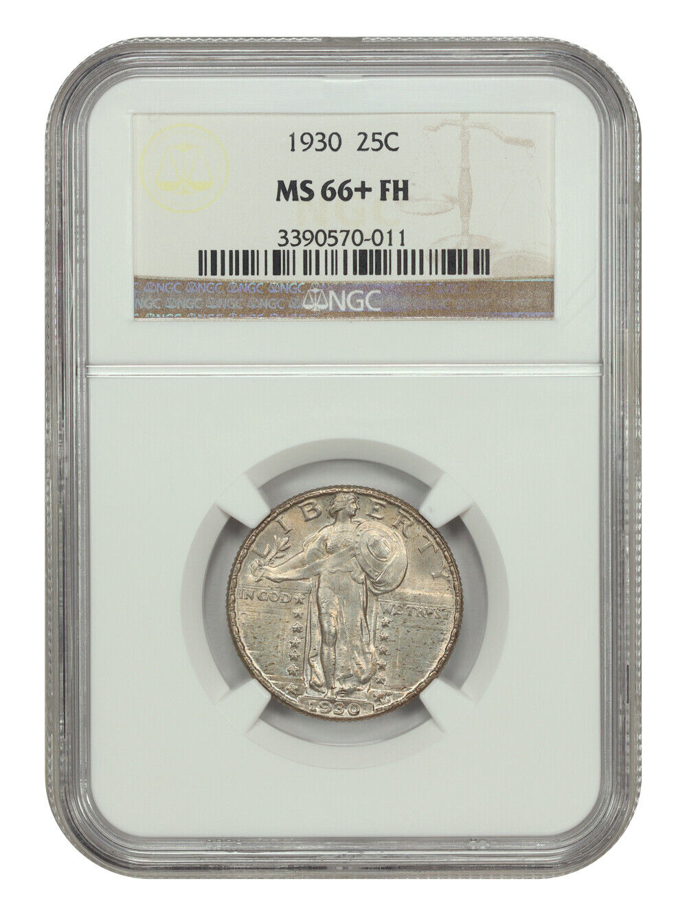 1930 25C NGC MS66+FH - Standing Liberty Quarter