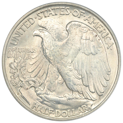 1936-D 50C PCGS MS65 - Walking Liberty Half Dollar