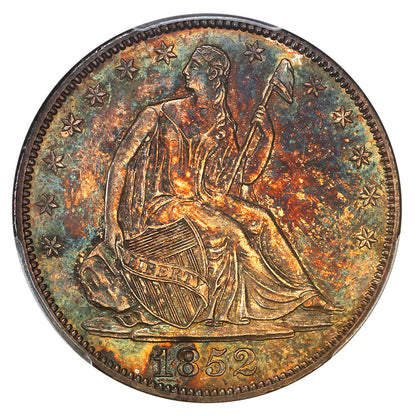 1852-O 50C PCGS MS63 ex: D.L. Hansen