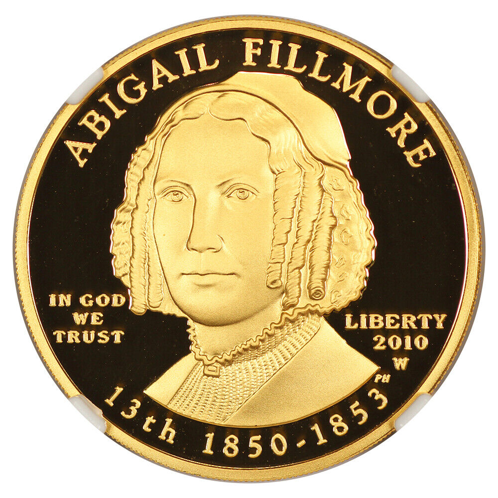 2010-W $10 Abigail Fillmore NGC PR70DCAM