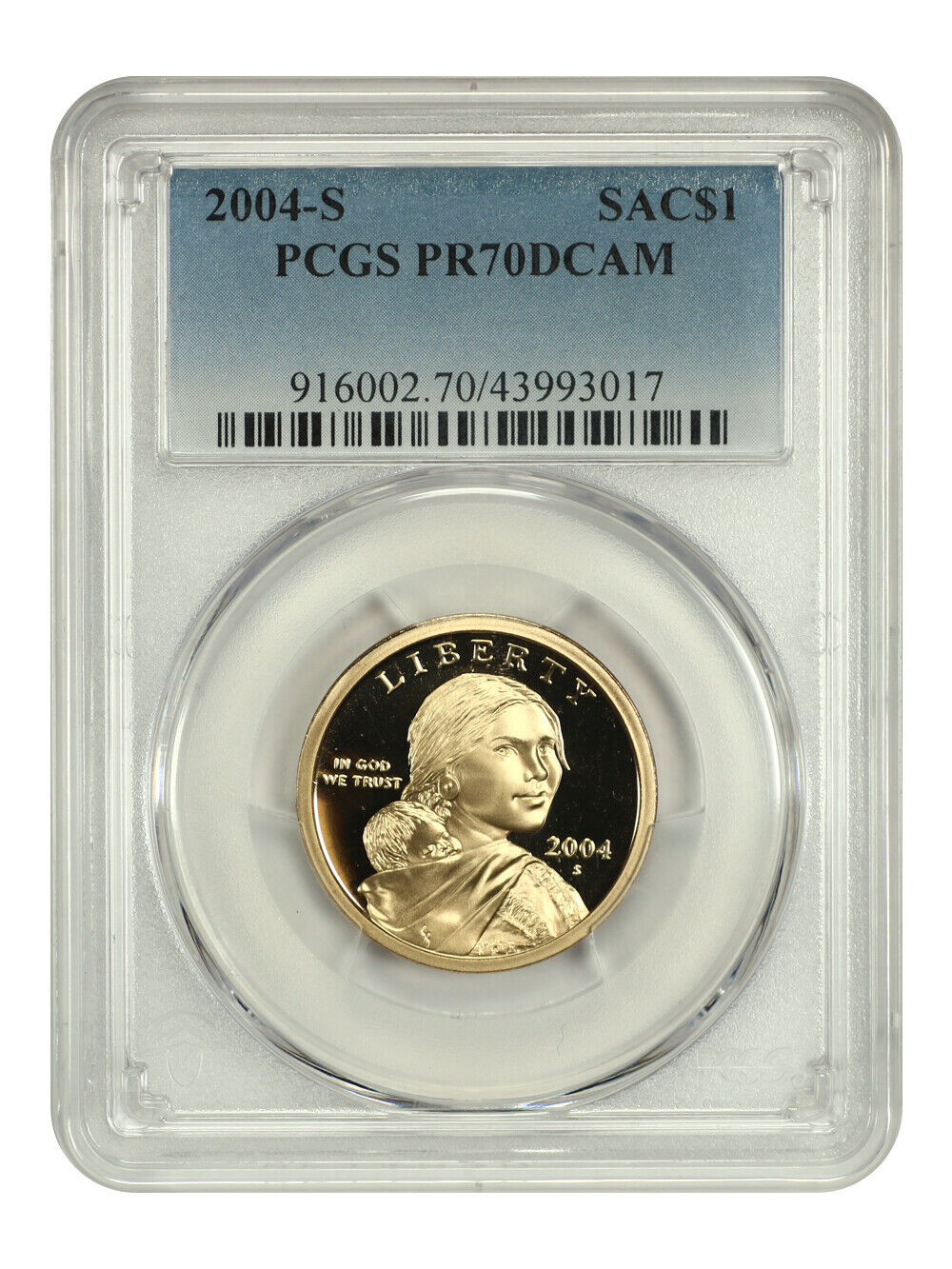 2004-S SAC$1 PCGS PR70DCAM - Sacagawea Dollar