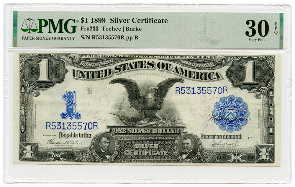 FR. 233 1899 $1 Silver Certificate PMG VF30 EPQ - Other